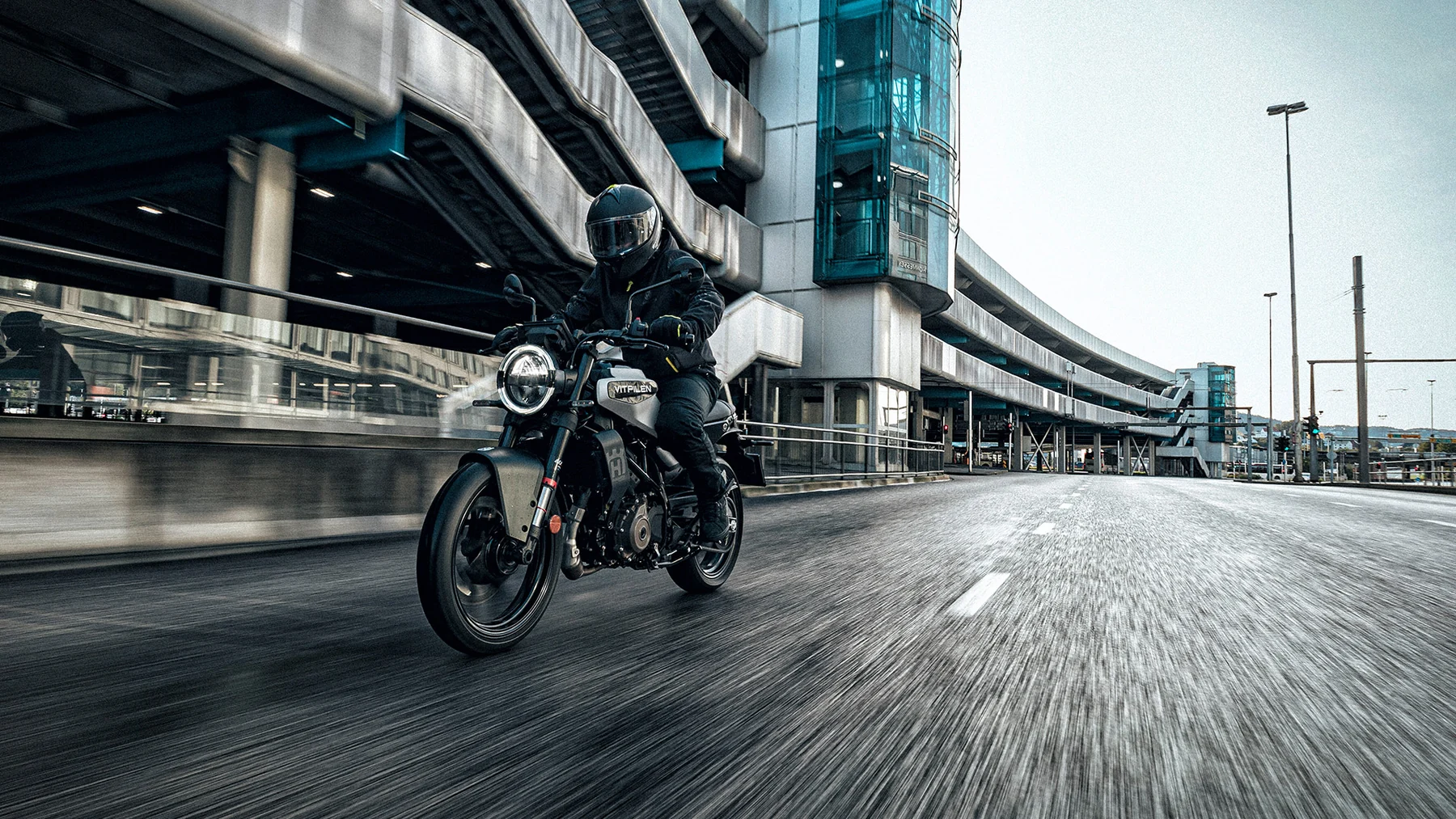 Husqvarna Vitpilen 125 em utilização