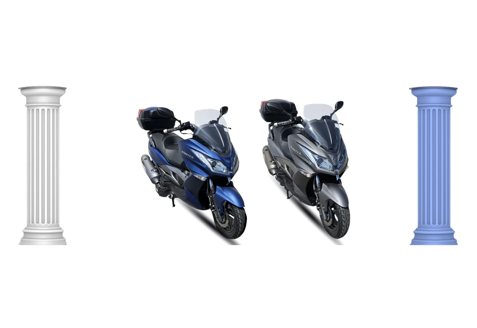 Maxi Scooter CruiseR 125 em Cinza Metalizado